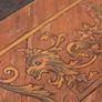 Antique French Ormolu Mount Kneehole Inlaid Desk Image 4