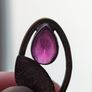 Silver earrings with gemstone Image 3
