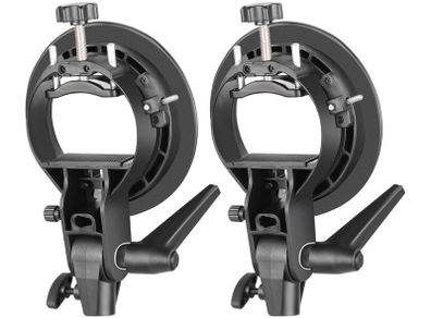 2 Piece Neewer S Type Bracket Holder with Bowens Mount