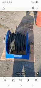 Hi pressure reel and hose