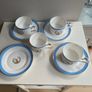 Newbridge Silverware  Designer Careleton Varney cups and saucers set Image 4