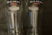 Bulmers Murphy's Guinness beer pint glass