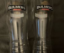 Bulmers Murphy's Guinness beer pint glass