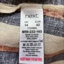 Size 12 Ladies Navy Striped Linen Mix Dress by Next Image 4