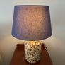 Two large navy lampshades Image 4