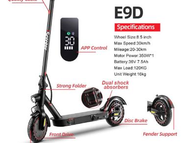 BRAND NEW Electric Scooter For Adult 30-40Km Scooter Electric Adults 350-500W Electric Scooters Kick Electric step