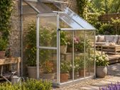 Aluminium Lean-To Greenhouse Side Greenhouse