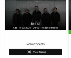 Bell X1 ticket