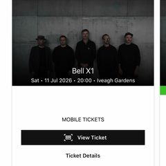 Bell X1 ticket