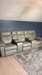 leather recliner sofa
