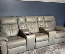 leather recliner sofa