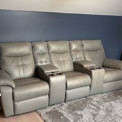 leather recliner sofa