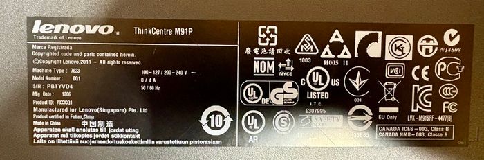 REDUCED - Lenovo ThinkCentre M91P Win 11 desktop