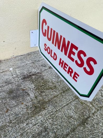 GUINNESS double sided sign