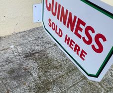 GUINNESS double sided sign
