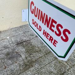GUINNESS double sided sign