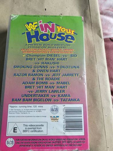 WWF vhs