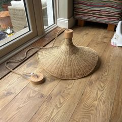 Rattan lampshade