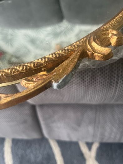 Vintage gold mirror