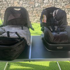 car seat and baby carrier