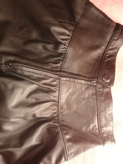 Vintage Reale Leather Skirt