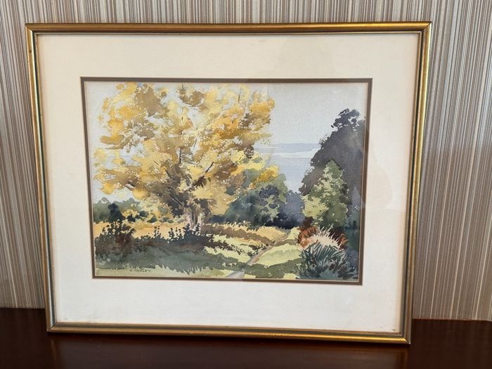 G. Oakley. 4 Original Watercolours. Framed. Irish Artist. Rural Scenes.