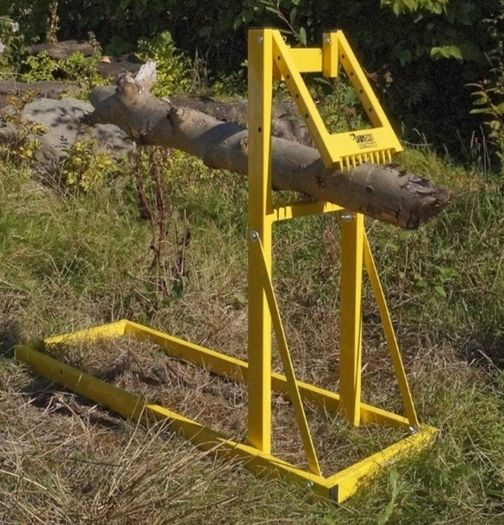 Folding Log Buddy Log Saw Horse Smart Holder Bench Chainsaw Pruning Lopping Cutting Holder Garden Heavy Duty