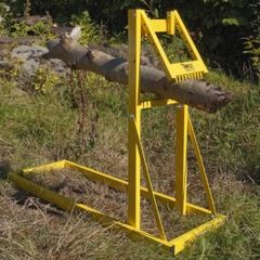 Folding Log Buddy Log Saw Horse Smart Holder Bench Chainsaw Pruning Lopping Cutting Holder Garden Heavy Duty