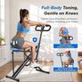 2 in 1 Squat Rowing Machine, Easy Setup and Foldable Exercise Equipment, Glute Trainer, Glutes and Leg Home Workout Image 2
