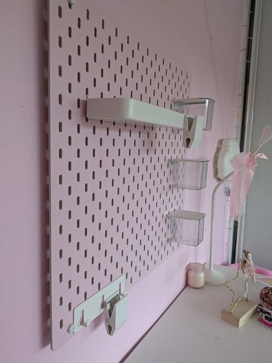 Ikea Peg Board Pink