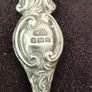 Victorian toilet set consisting of a button hook and a nail file silver 925 Image 4