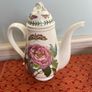 Florabunda raised Fruit Dish & Coffee Pot Image 5