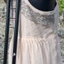 Bay - Powder Pink Pleated Chiffon Mini Dress with Embellished Sequins Image 2