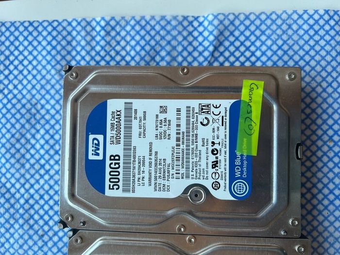 WD 500 gb HDD with Sata connection