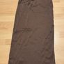 Brown satin dress Image 8