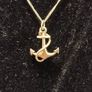 Vintage Sterling Silver Sailor Boat Anchor Charm Image 2