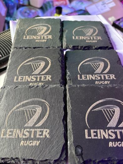 leinster rugby coaster set