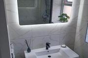 FREE EXPRESS SHIPPING 800 x 500mm Backlit LED Illuminated Bathroom Mirror with Light Sensor + Demister