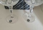 Pair filter crystal candleholders