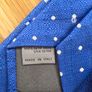Canali Royal Blue Polka Dot Silk Tie Image 6