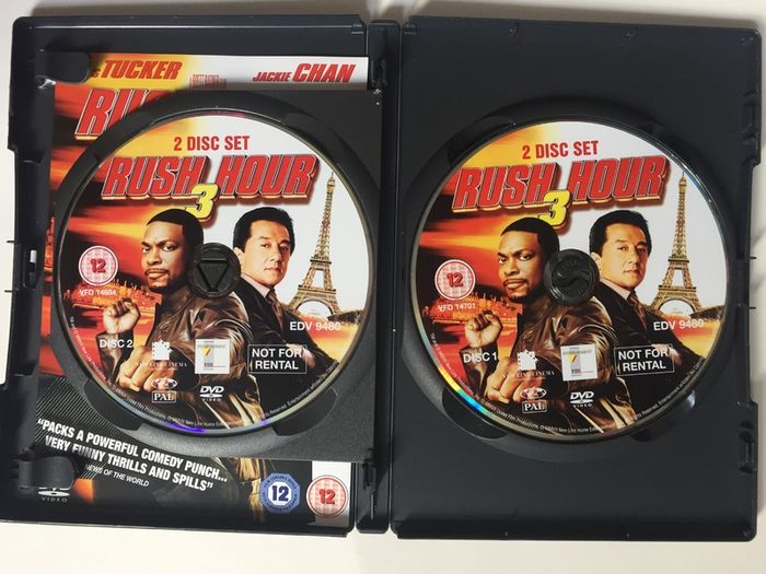 Rush Hour Trilogy Movies (Jackie Chan and Chris Tucker) [Movie 3xDVD]