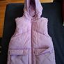 Purple Gilet jacket and cream jumper Image 2