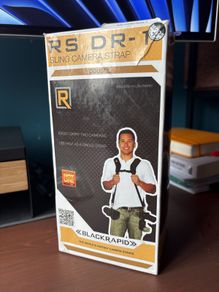 Black rapid DR-1 double camera strap