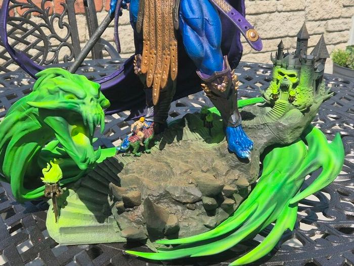 skeletor 3d printed and painted