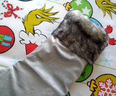Luxury Faux Fur Christmas Stocking