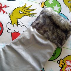 Luxury Faux Fur Christmas Stocking