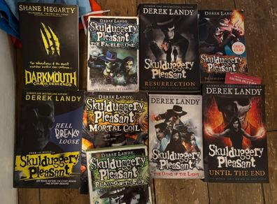 9 Skulduggery Pleasant books