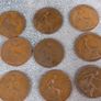 Antique UK Penny Coins (9) Image 2