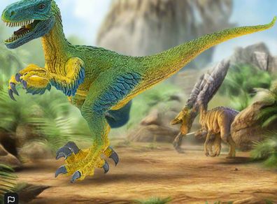 Schleich Velociraptor No 14585 Dinosaur