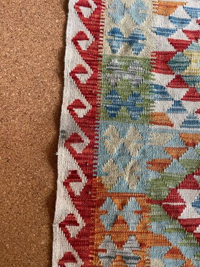 Kilim Afghan rug Hallway runner